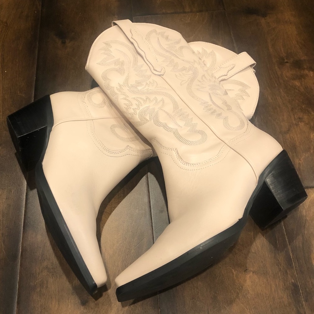 JEFFREY CAMPBELL  Dagget Boot Natural NWOT - Picture 5 of 16